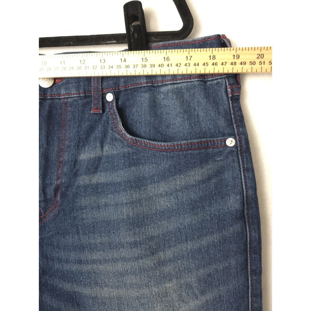 True Religion‎ Ricky SN Flap Straight Style 700872 Dark Fir Balsam Wash Sz 36x34